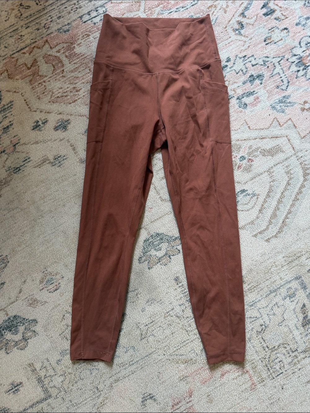 Yogalicious Rust Brown High-Waist Leggings